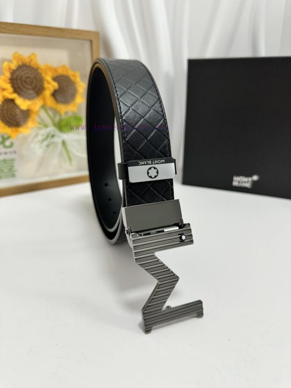 MontblancMaterial: Leather Belt with 100% Head Layer. The leather belt is guaranteed to be g ptq73wxa