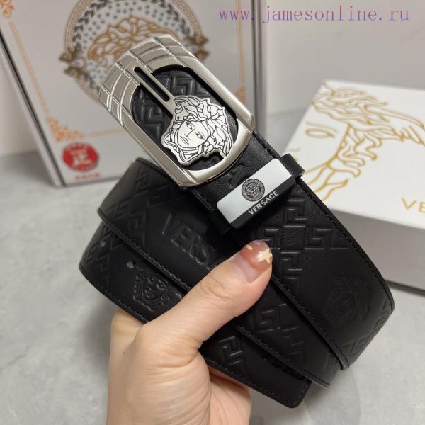 Versace. VersaceMaterial: Leather Belt with 100% Head Layer. The leather belt is guaranteed sxlnrlvd