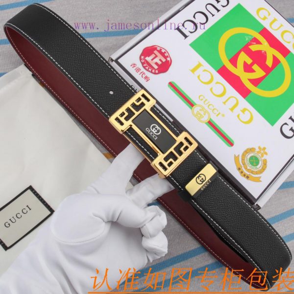 The original leather belt from GucciMen's belt material: 100% head layer cowhide belt, guara 9uh1jc9u - Image 3
