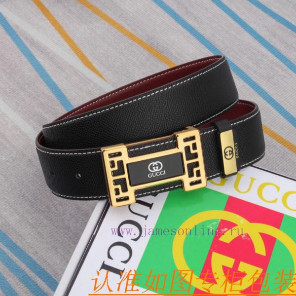 The original leather belt from GucciMen's belt material: 100% head layer cowhide belt, guara 9uh1jc9u - Image 5
