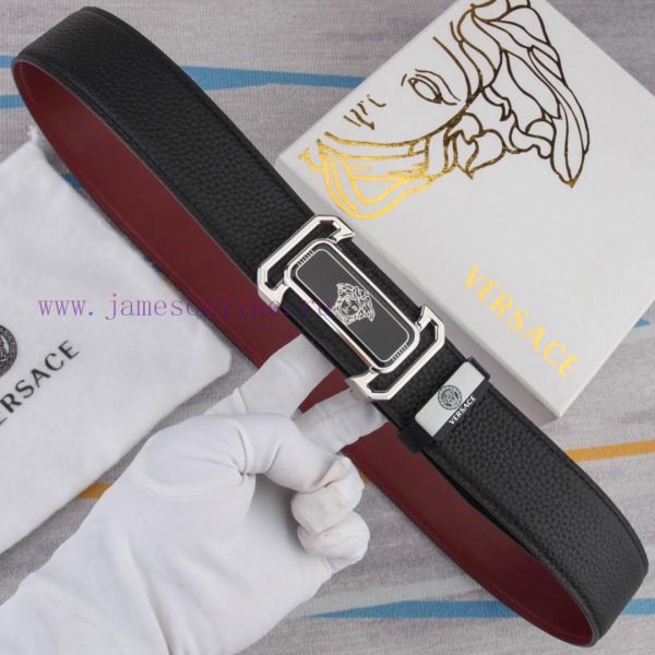 Belt belt Versace cowhide beltMen's belt material: 100% head layer cowhide belt, guaranteed ayk99zej - Image 3