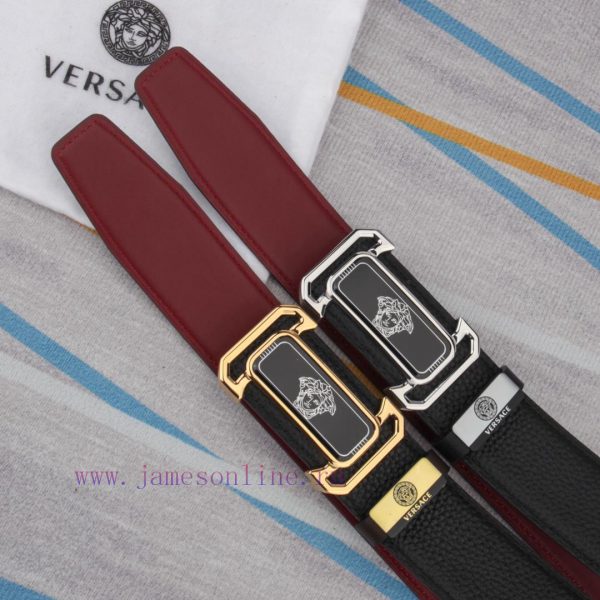 Belt belt Versace cowhide beltMen's belt material: 100% head layer cowhide belt, guaranteed dw5um2qq