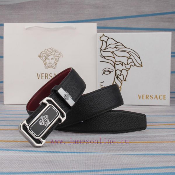 Belt belt Versace cowhide beltMen's belt material: 100% head layer cowhide belt, guaranteed dw5um2qq - Image 4