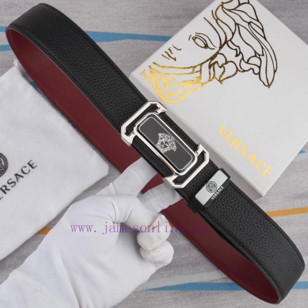 Belt belt Versace cowhide beltMen's belt material: 100% head layer cowhide belt, guaranteed dw5um2qq - Image 6