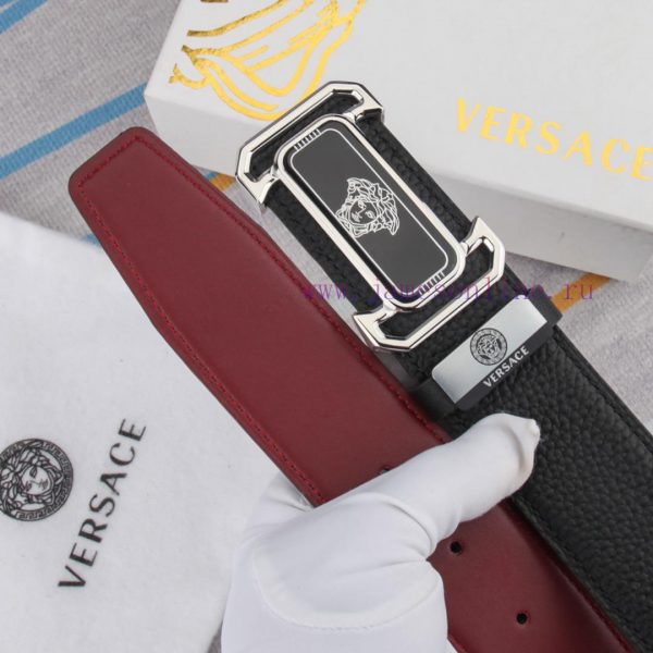 Belt belt Versace cowhide beltMen's belt material: 100% head layer cowhide belt, guaranteed dw5um2qq - Image 10