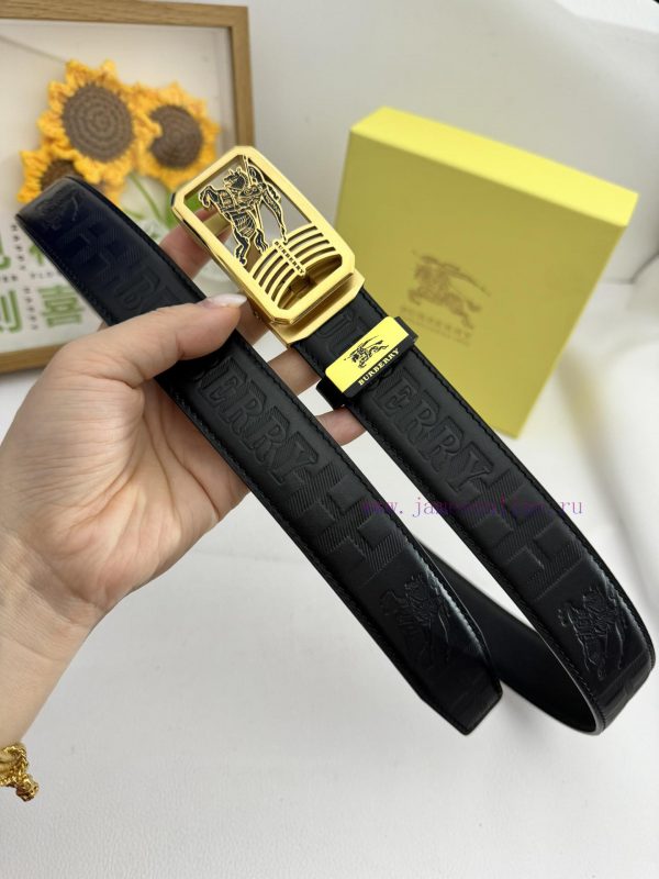 Burberry automatic beltMaterial: Leather Belt with 100% Head Layer. The leather belt is guar 29fuzouk - Image 3