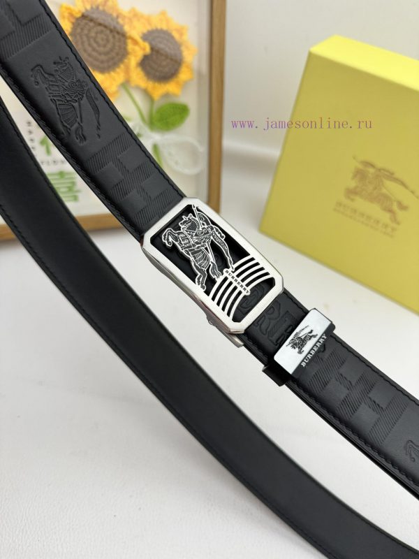 Burberry automatic beltMaterial: Leather Belt with 100% Head Layer. The leather belt is guar mwpf4990 - Image 8