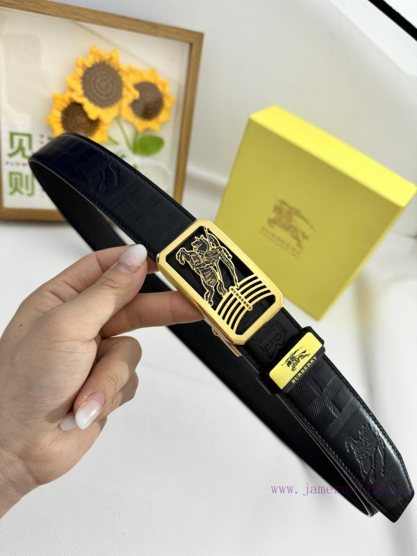 Burberry automatic beltMaterial: Leather Belt with 100% Head Layer. The leather belt is guar 29fuzouk - Image 15