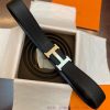 3.8cm, Hermes/Hermes Classic H brushed gold/palladium buckle, imported togo leather lining, sq97roka