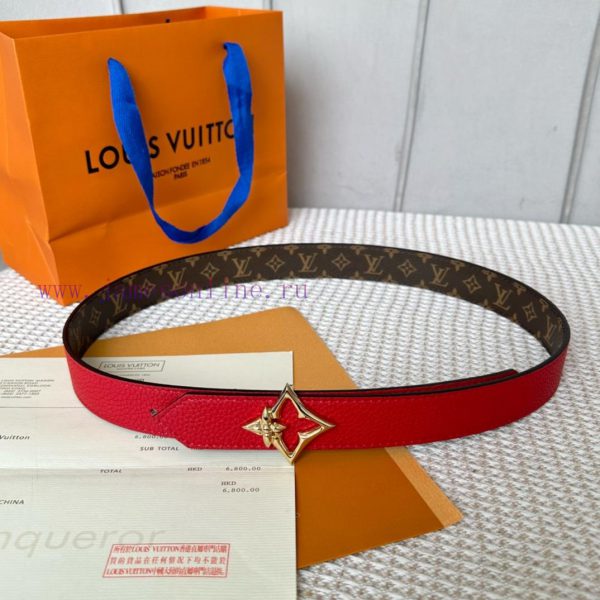 .  𝕃𝕠𝕦𝕚𝕤𝕧𝕦𝕚𝕥𝕥𝕠𝕟 Women's Classic Top Leisure Belt Width 30mm This timeless and elegant design lpi1908q - Image 4