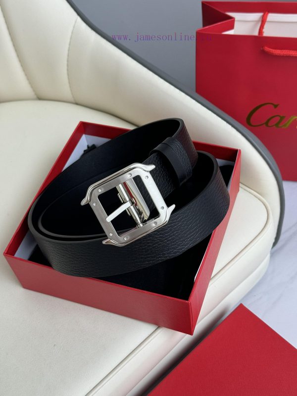 (Cartier) Double sided factory imported top layer cowhide, double-sided use, vacuum electrop wi5y4hq4 - Image 5