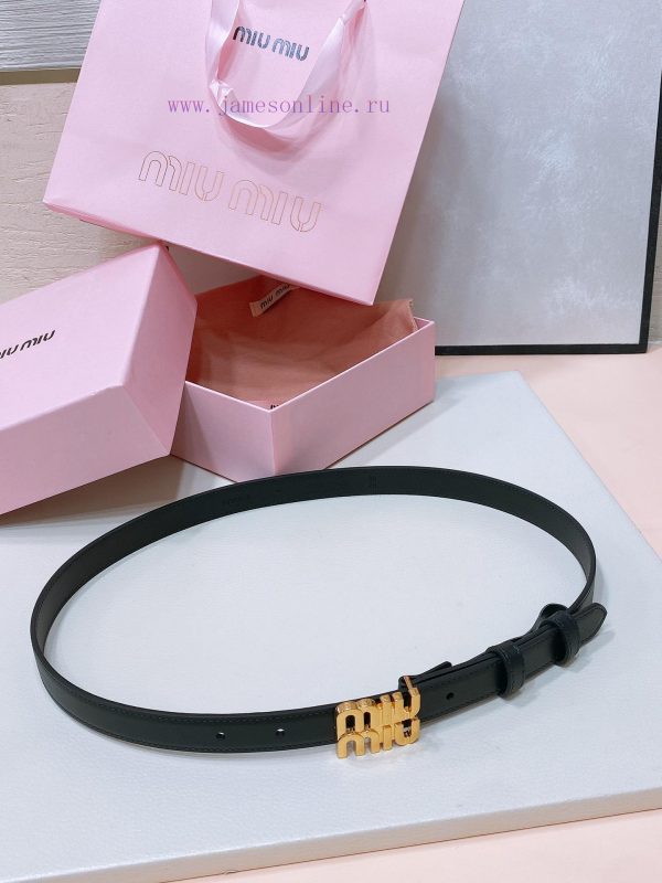 Miumiu ancient gold buckleWidth 2cmThis leather belt is an ideal choice to enhance the uniqu 1na0uaz5