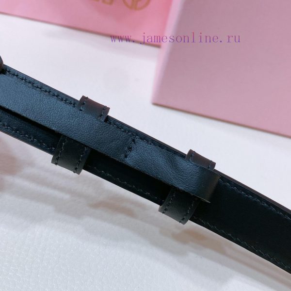 Miumiu ancient gold buckleWidth 2cmThis leather belt is an ideal choice to enhance the uniqu 1na0uaz5 - Image 5