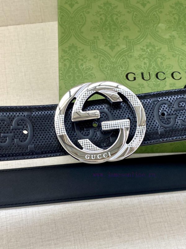 Width 4.0cm GUCCI connects Gucci's past and present design concepts, presenting them in a ne zw1hph84 - Image 3