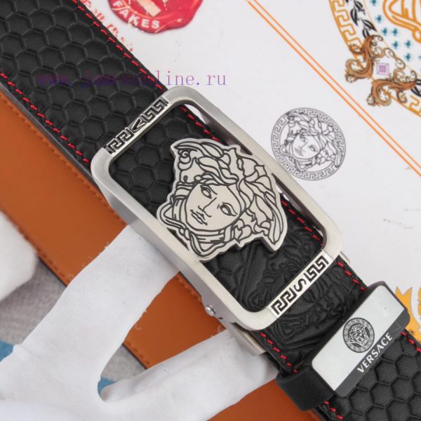 Belt and belt Versace automatic leather beltMen's belt material: 100% head layer cowhide bel jyhkb9yx - Image 7