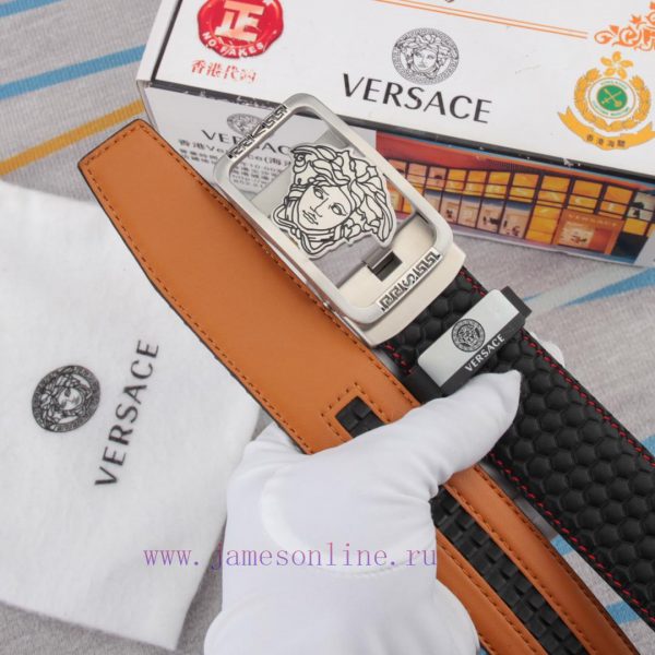 Belt and belt Versace automatic leather beltMen's belt material: 100% head layer cowhide bel jyhkb9yx - Image 9