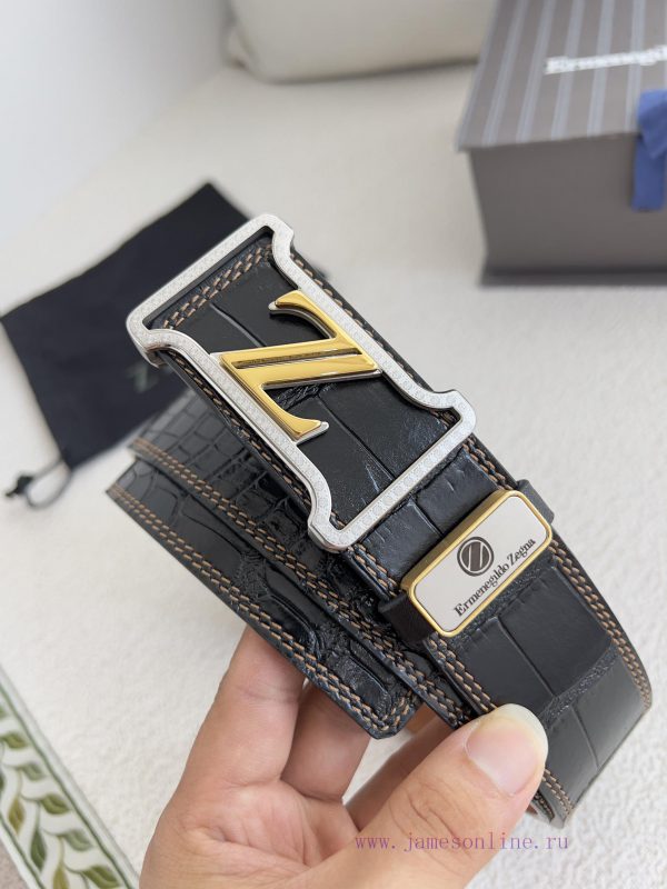 Jenny Ermenegido Zelma. Belt and beltPure steel material buckle, top layer cowhide buckle wi 7w4cirpa - Image 3