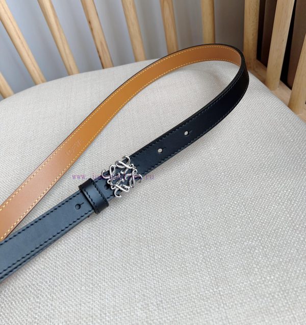 LOEWE's latest same style belt [Celebration] [Celebration] Smooth cowhide narrow belt with A vmtgtchr - Image 9