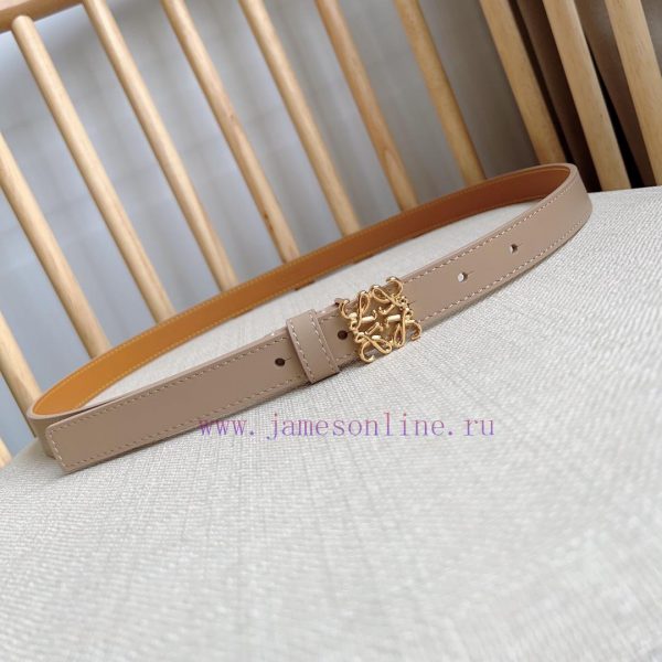 LOEWE's latest same style belt [Celebration] [Celebration] Smooth cowhide narrow belt with A esr9ys9j - Image 5
