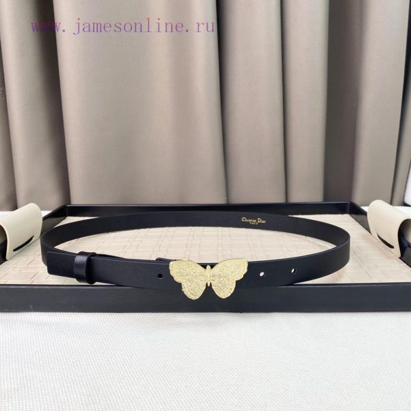 Dior 24 Early Spring New C D Buckle Brass 🦋 Cowhide belt classic forever 2.0cm neijvxa8