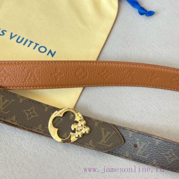 𝕃𝕠𝕦𝕚𝕤𝕧𝕦𝕚𝕥𝕥𝕠𝕟 Women's Classic Top Leisure Belt Width 30mm This timeless and elegant design is jenzjkea - Image 3
