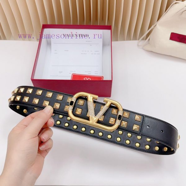 4.0cm Warren Classic Belt, double-sided top layer cowhide material, length 75.80.85.90.95.10 wo5gvtid - Image 4