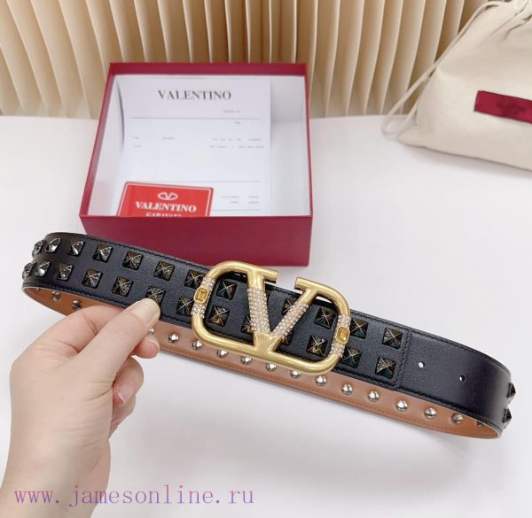 4.0cm Warren Classic Belt, double-sided top layer cowhide material, length 75.80.85.90.95.10 m9n9fj2b - Image 5