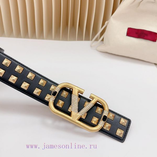 4.0cm Warren Classic Belt, double-sided top layer cowhide material, length 75.80.85.90.95.10 wo5gvtid - Image 8
