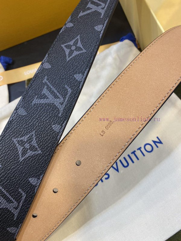 Belt and belt LV classic sand bottom Louis 4.0 CM unique design style simple and generous qu 5o5udaz3 - Image 6