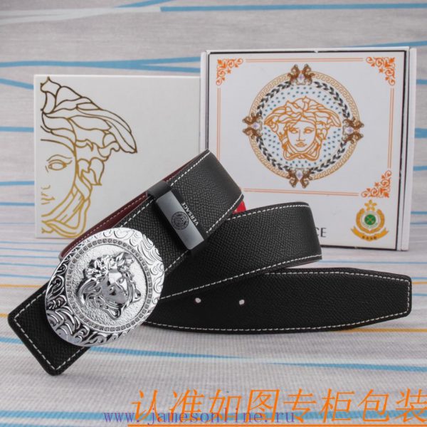 Belt belt Versace cowhide beltMen's belt material: 100% head layer cowhide belt, guaranteed d1aw6su9