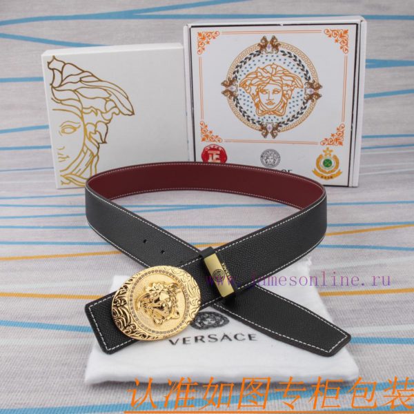 Belt belt Versace cowhide beltMen's belt material: 100% head layer cowhide belt, guaranteed 0lwrentp - Image 6