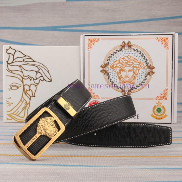 Belt belt Versace cowhide beltMen's belt material: 100% head layer cowhide belt, guaranteed 48bmz4vd - Image 3