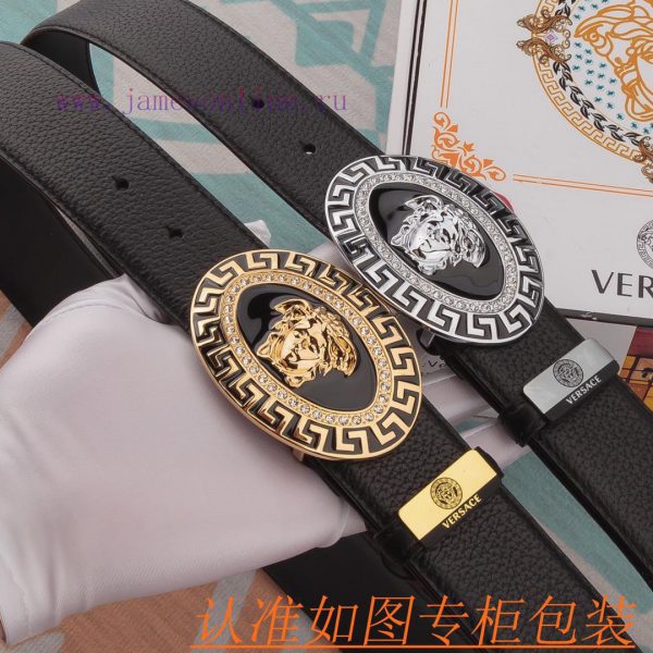 Belt belt Versace cowhide beltMen's belt material: 100% head layer cowhide belt, guaranteed 3n504k9i