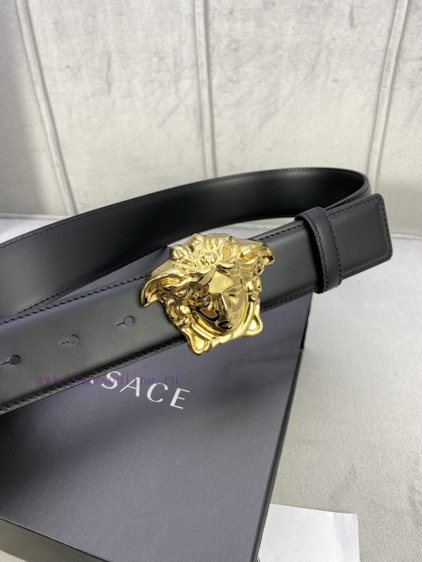 ️, Width 4.0cm Versace This original Versace belt is adorned with the Versace logo 3D Medusa scrzsp82 - Image 7
