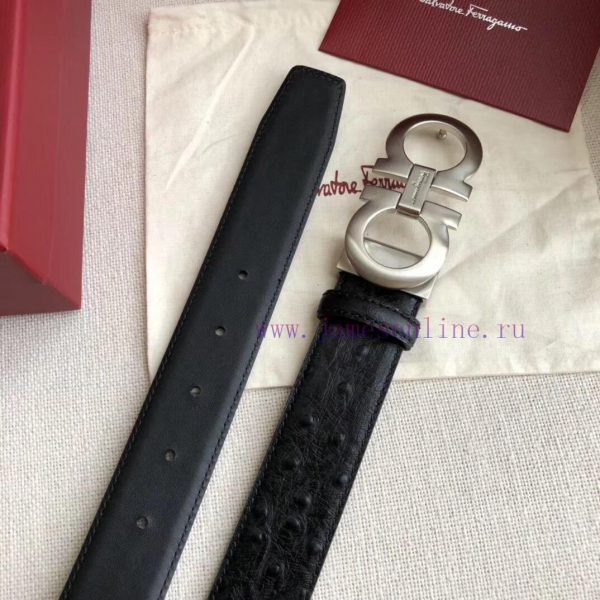 .  Paired with Ferragamo men's waist belt, with a body size of 4 3.5cm, made of imported ost rszx8rvm - Image 6