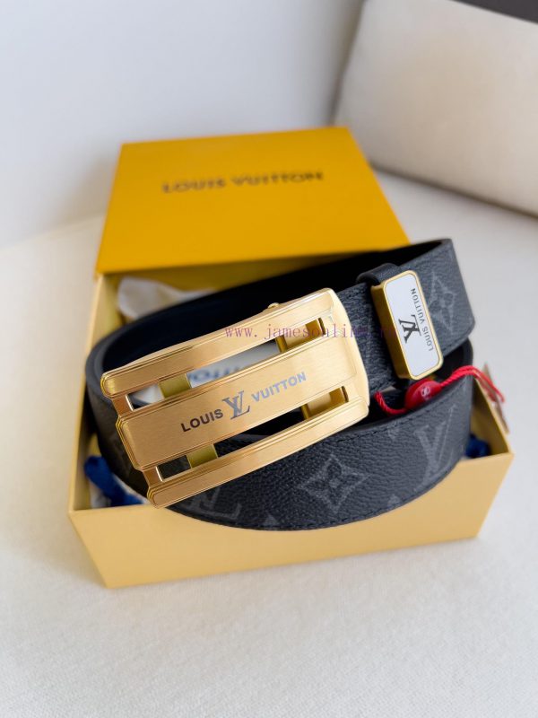 LV... Louis Vuitton Belt ️ Automatic BeltAutomatic buckle, made of pure steel material, with eo4tyume