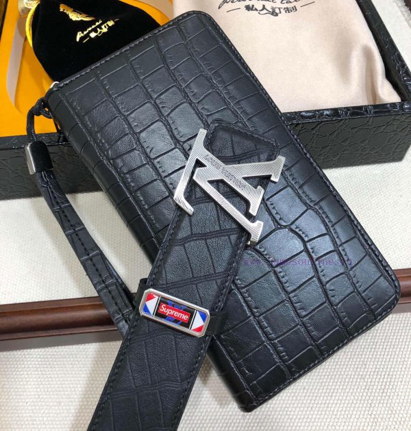 MADE IN FRANCEWooden box with accompanying picturesL @ Belt+Wallet SetBuckle material: Two t wdwz4po3
