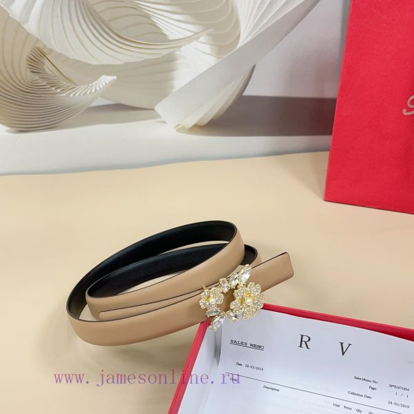 New 2.0cm Rv official website, double-sided original leather, buckle width 2.0cm... length 7 0g4pcun2 - Image 3