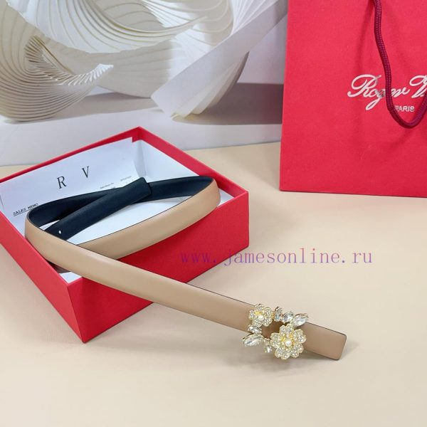 New 2.0cm Rv official website, double-sided original leather, buckle width 2.0cm... length 7 0g4pcun2 - Image 6