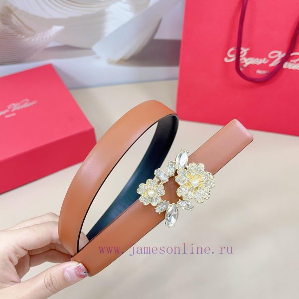 New 2.0cm Rv official website, double-sided original leather, buckle width 2.0cm... length 7 9gmnvc4n - Image 3