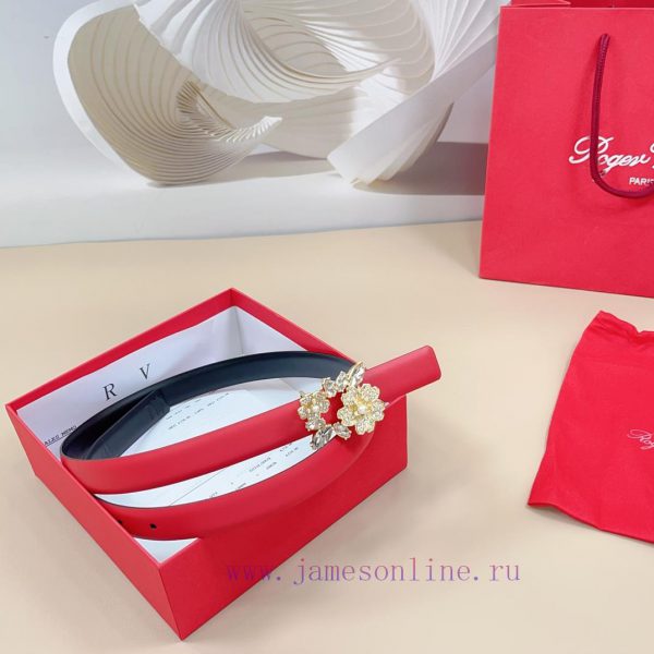 New 2.0cm Rv official website, double-sided original leather, buckle width 2.0cm... length 7 f9flqghg - Image 5