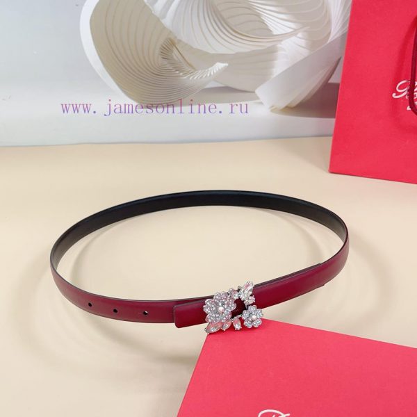 New 2.0cm Rv official website, double-sided original leather, buckle width 2.0cm... length 7 17ww7ntu