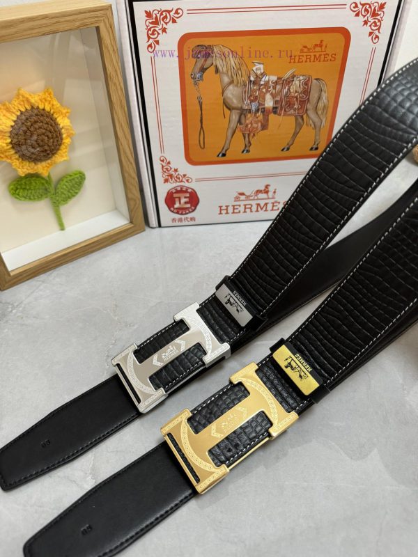 Hermes Hermès  Material: Leather Belt with 100% Head Layer. The leather belt is guaranteed t jsmmb5ut