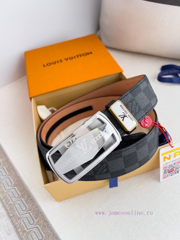 LV... Louis Vuitton Belt ️ Automatic BeltAutomatic buckle, made of pure steel material, with w64vitl2