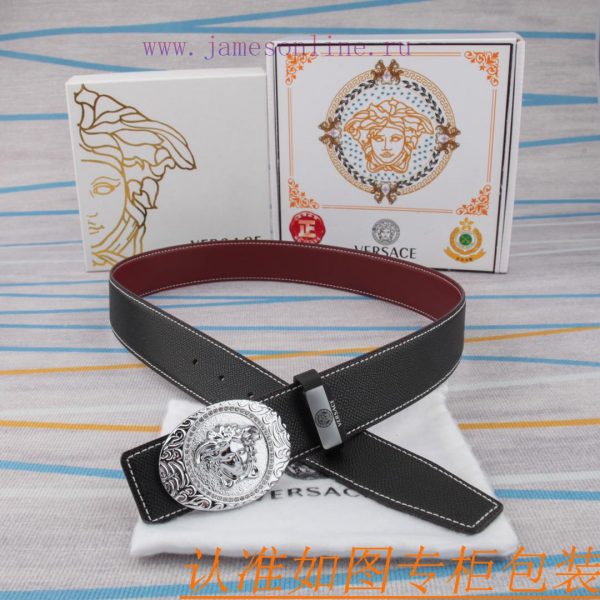 Belt belt Versace cowhide beltMen's belt material: 100% head layer cowhide belt, guaranteed 2su5i1d4 - Image 8