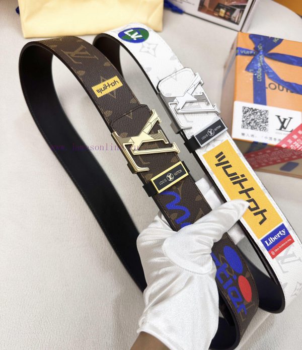 Belt LV Louis ReproductionThe waistband is made of 100% head layer cowhide, ensuring that th 5oripny0