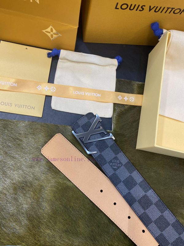 Belt and belt LV classic sand bottom Louis 4.0 CM unique design style simple and generous qu qixvyzu1