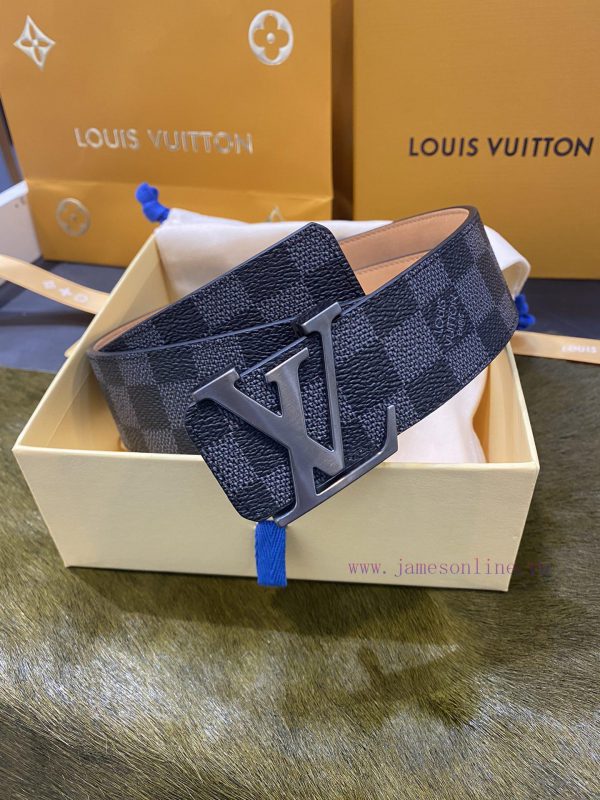 Belt and belt LV classic sand bottom Louis 4.0 CM unique design style simple and generous qu qixvyzu1 - Image 5