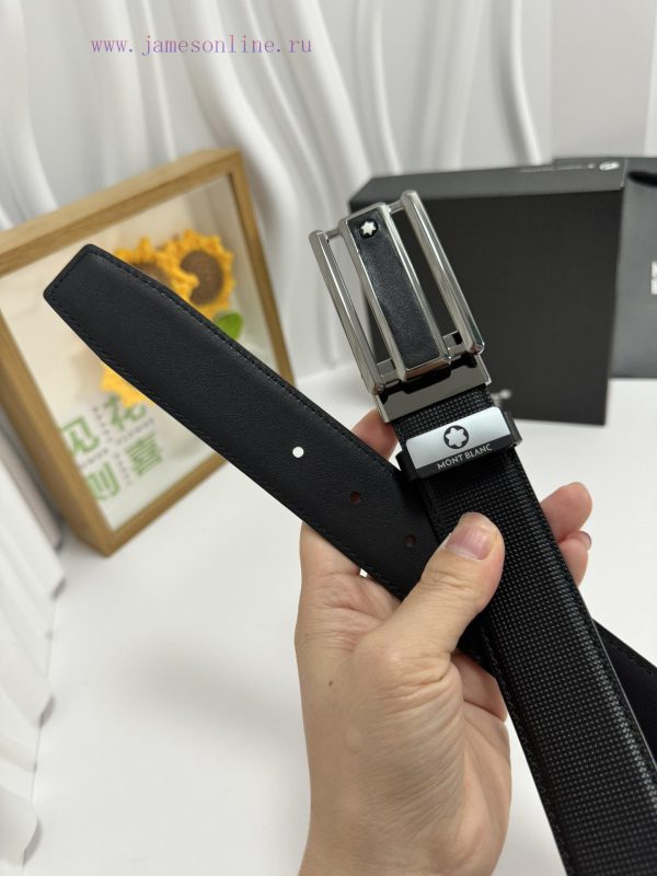 MontblancMaterial: Leather Belt with 100% Head Layer. The leather belt is guaranteed to be g m104qm23 - Image 6