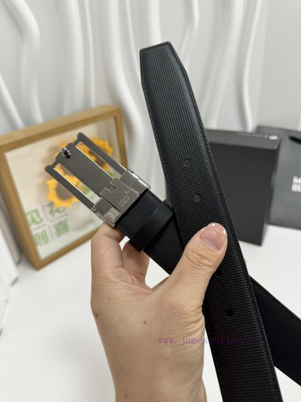 MontblancMaterial: Leather Belt with 100% Head Layer. The leather belt is guaranteed to be g m104qm23 - Image 7